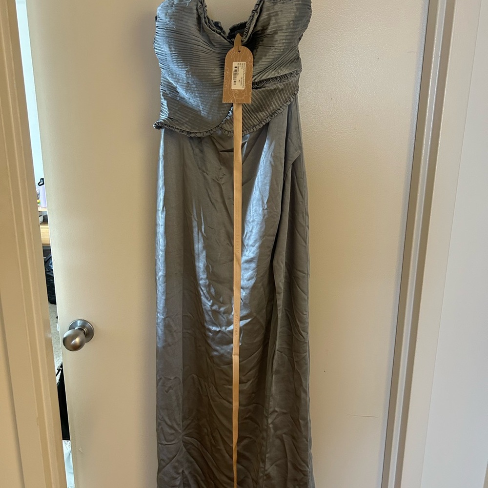 Meshki Larissa Maxi Dress - blue size large